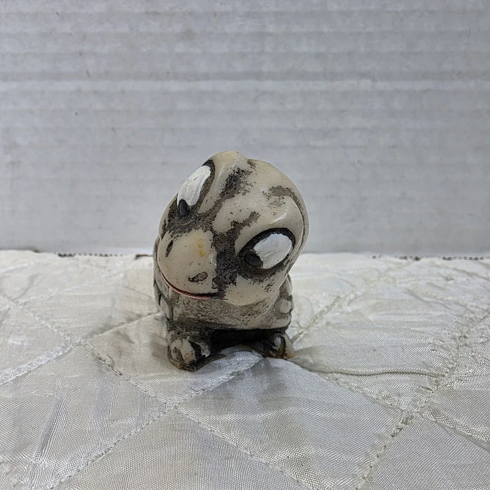 Cute Vintage Cresco Turtle Figurine Whimsy Resin Book Case Fairy Garden Planter